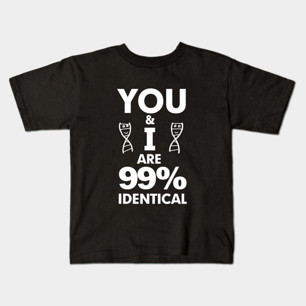 99% Identical Light T shirts Kids T-Shirt by hereticwear